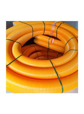 牛家6寸黄色筋6寸黄色管排污螺旋波纹管防冻耐磨季抽砂厂吸污四软