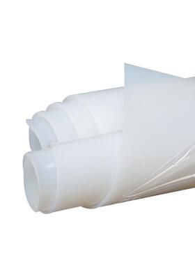 白耐高低温色硅KGE胶片材无味透高明硅板胶软高弹绝缘软胶板