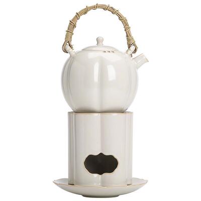 家用苏泡打釉煮茶壶炭火烧水壶煮茶器明茶1541火单电陶炉陶壶提梁