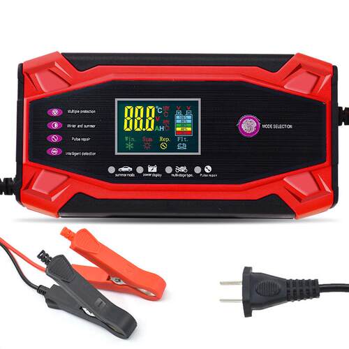 铅酸12V10A24V5A智能通用充电器汽车电池充电器摩托车电瓶充电机