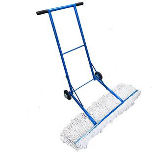 手推平式拖把车尘推车特大板号排拖拖车库工厂地物业清洁可折叠