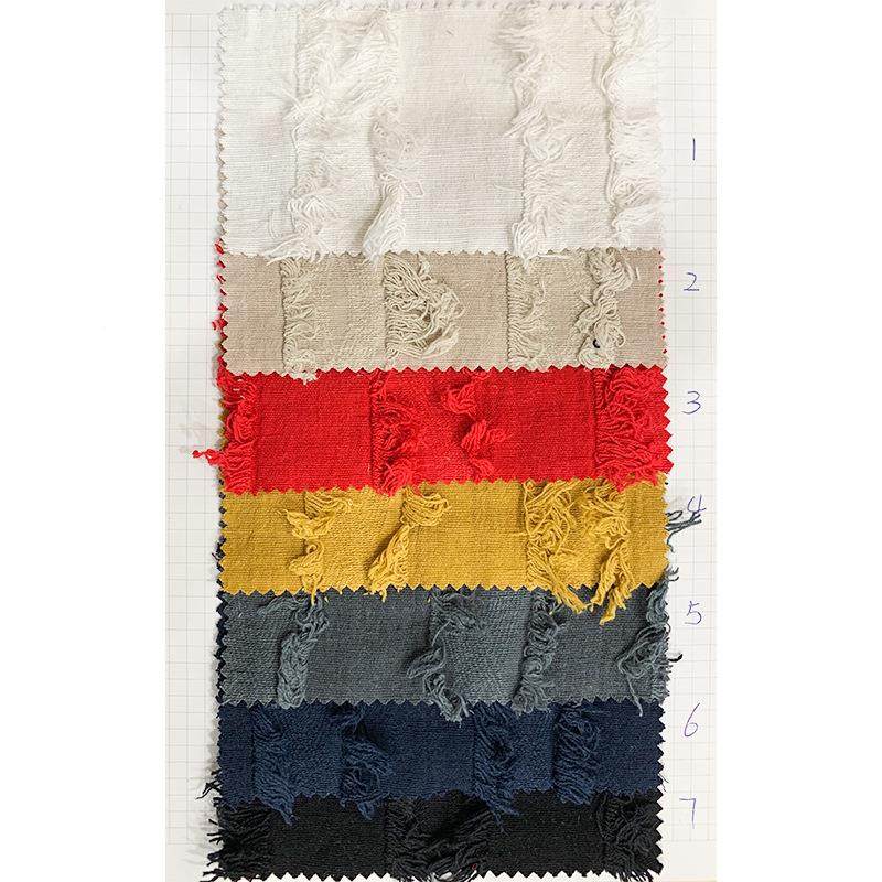 厂抱家直料供棉麻混纺面料KWG欧枕头套家纺北布剪花流苏条纹多色,纺织面料/辅料/配套,棉麻面料,淘宝优惠券,粉丝福利购,淘宝优惠卷