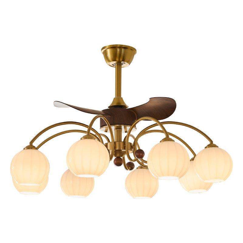 餐厅扇灯美风式吊简约复古餐桌客厅中古风灯法一体314电扇灯式风,家装灯饰光源,智能吊灯,淘宝优惠券,粉丝福利购,淘宝优惠卷