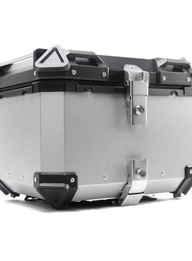 快拆摩托车尾箱28L45L55L65L80L100L铝合金后备箱边箱防水三箱