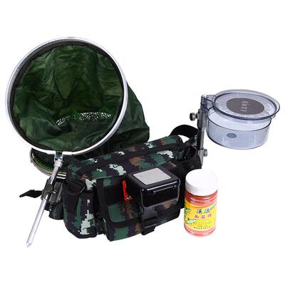 溪流钓鱼腰包急流激流走钓装备溪哥溪石斑马口套装渔具钓鱼包垂钓