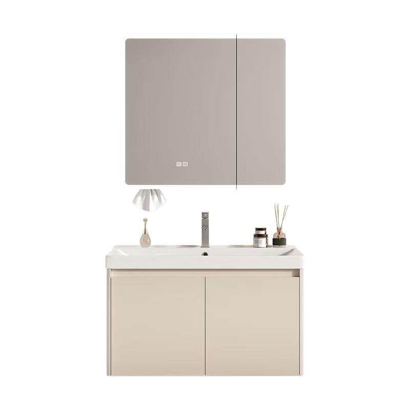 潮州加厚蜂窝铝圆弧浴室柜陶瓷一体盆组合加深洗手台洗脸洗漱盆柜