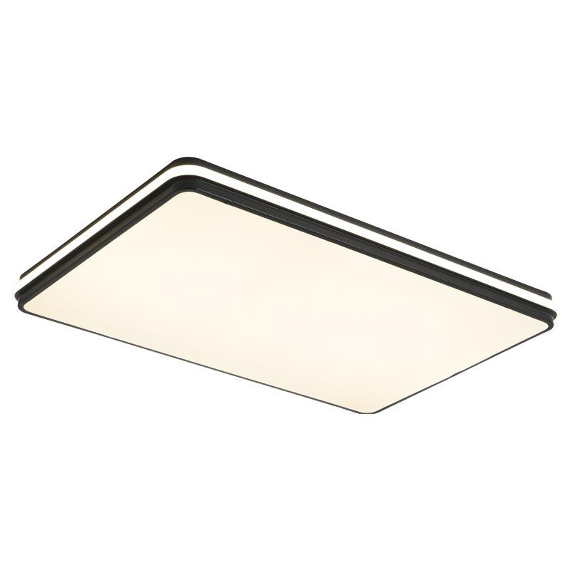 l具e045d吸顶灯长形客厅灯超薄约方现代大气家用卧室灯创简意灯04