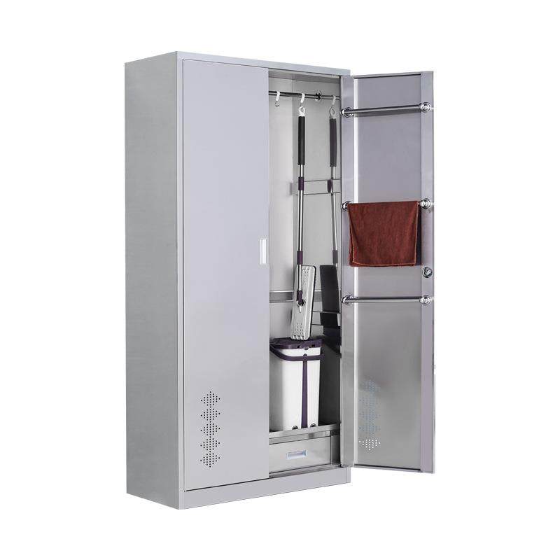 304不锈钢清洁柜学校卫生拖把扫把保洁工具收纳柜杂物储物清洁柜,商业/办公家具,办公储物柜,淘宝优惠券,粉丝福利购,淘宝优惠卷