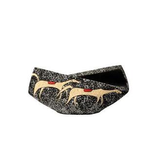 双马陶瓷花瓶中古风小众器物侘寂风格设计师款陶瓷家居软装摆件