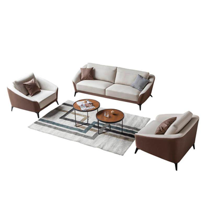 佛山家具简约办公室沙发茶几组合套装休闲商务接待办公洽谈会客区