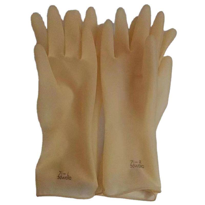 一次性牛筋手套50只乳胶加厚工业家务洗碗塑胶厨房厚工业防水手套