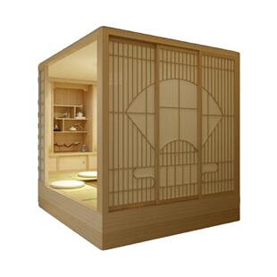 日式榻榻米床衣柜一体全实木小户型塌塌米侧卧小房间全屋定制加工