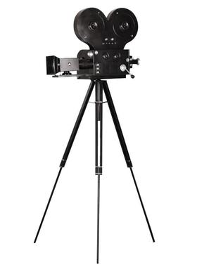 仿真大号摄影放映机模型复古怀旧老物件创意店铺影院装饰摆件道具