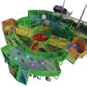 丛林魔网拓展户外蹦床网儿童游乐园攀爬网景区丛林穿越魔网厂家