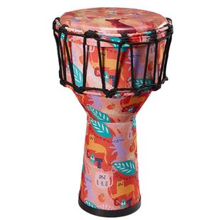 非洲鼓8寸儿童手鼓现货标10轻质便携专业手拍鼓打击乐器