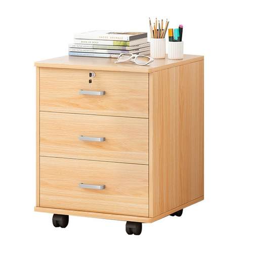 文件柜办公柜带锁储物柜办公室柜子边柜矮柜收纳侧柜打印机置物柜