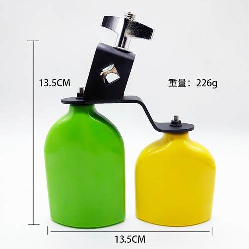 高低音塑料梆子拼色梆子木鱼响筒架子鼓伴奏配件木鱼牛铃梆子