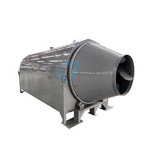 连续式矿粉金属粉沙子电磁加热烘干机锯末酒糟不锈钢滚筒烘干机