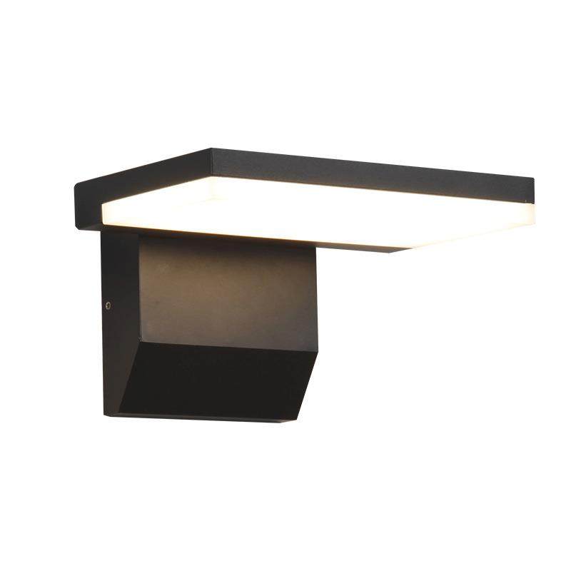 可调角度室外防水户外壁灯花园阳台感应墙壁灯简约高级感铝材壁灯