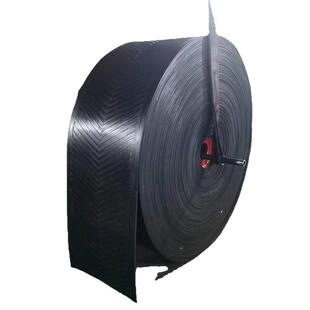 橡胶输送带凹凸人字环形传送带爬坡输送机工业带防滑人字纹输送带