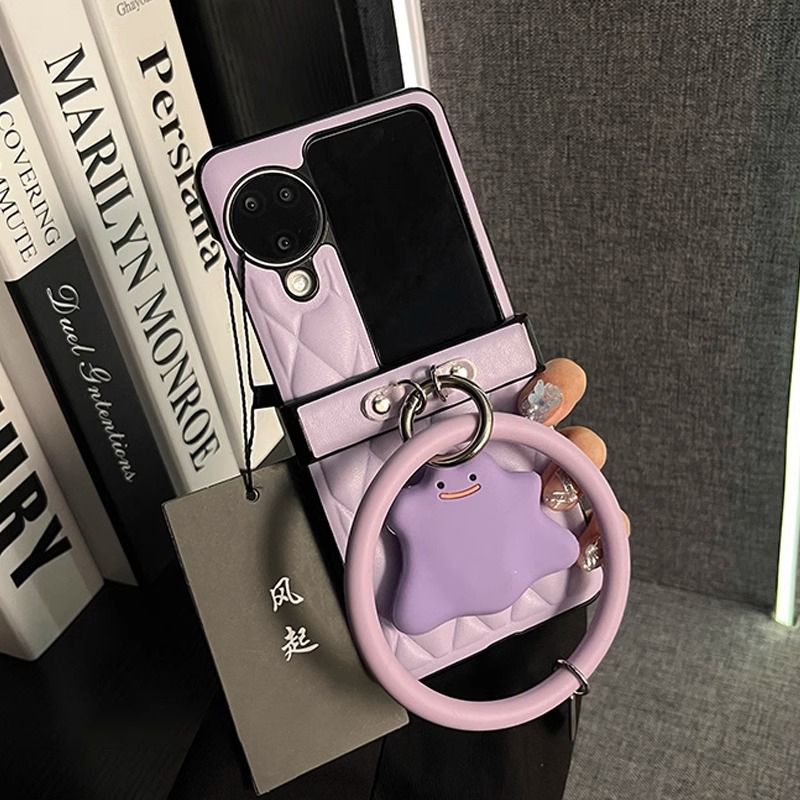 可爱秋冬小怪兽手提环oppofindn3flip手机壳oppo折叠屏N2Flip