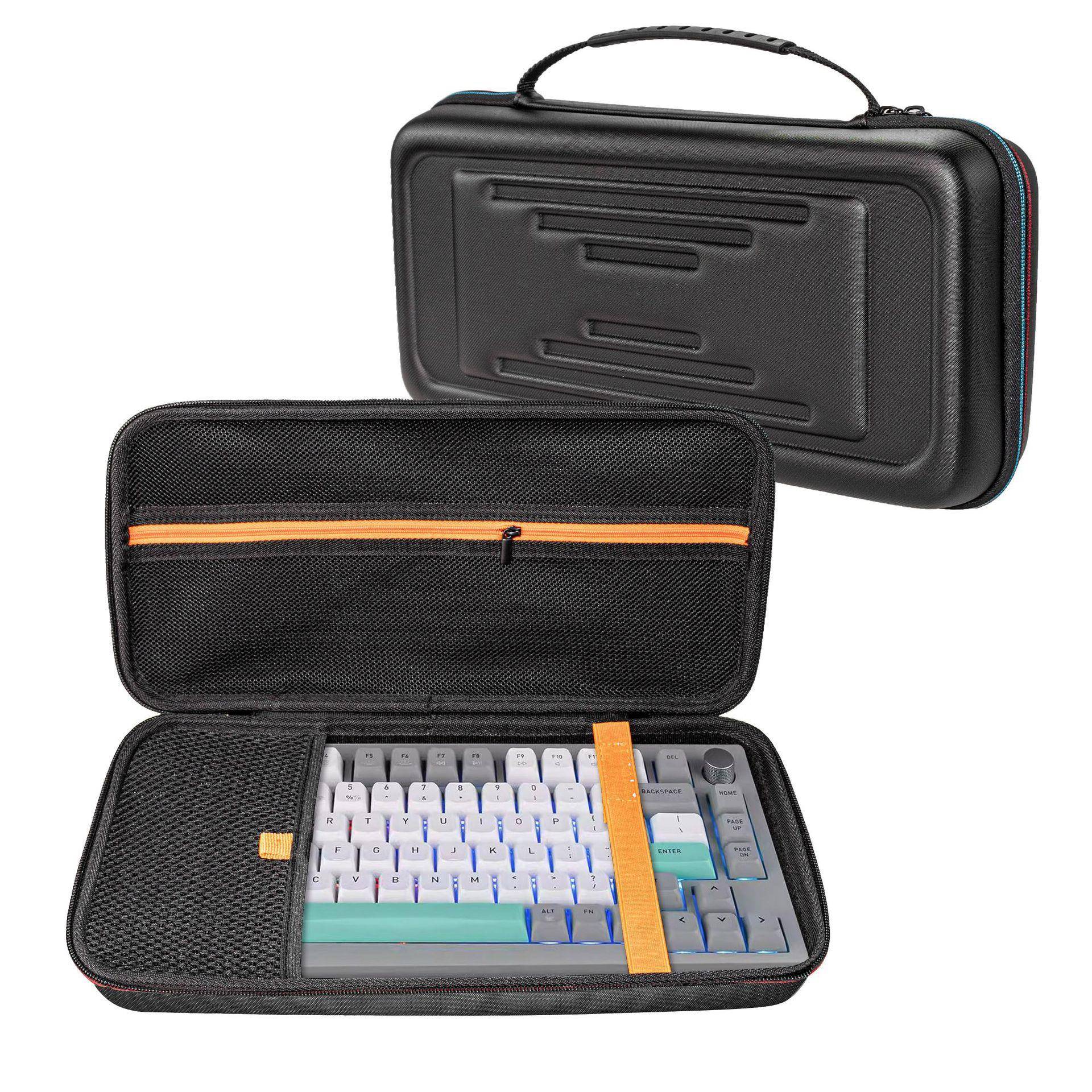 适用于84键键盘包ROG夜魔Rainy75键盘防水收纳盒机械键盘收纳包