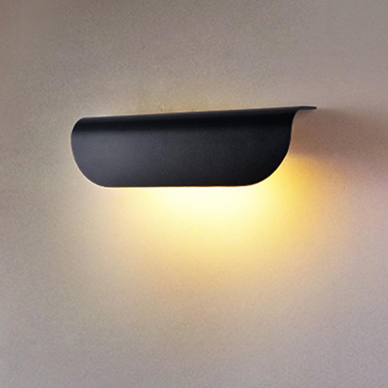 壁灯户外防水黑白极简门牌灯庭院别墅门头灯楼梯过道阳台墙壁灯具