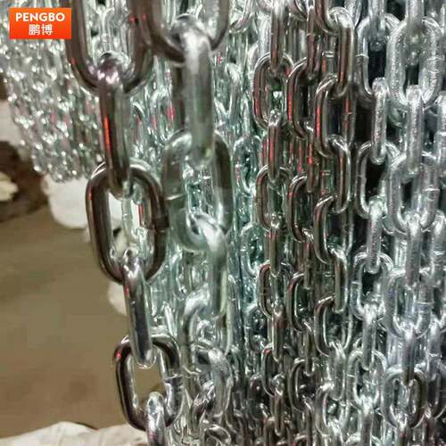 河道公园2mm-0mm镀锌链条工业吊装电镀链条铁链电动葫芦链条