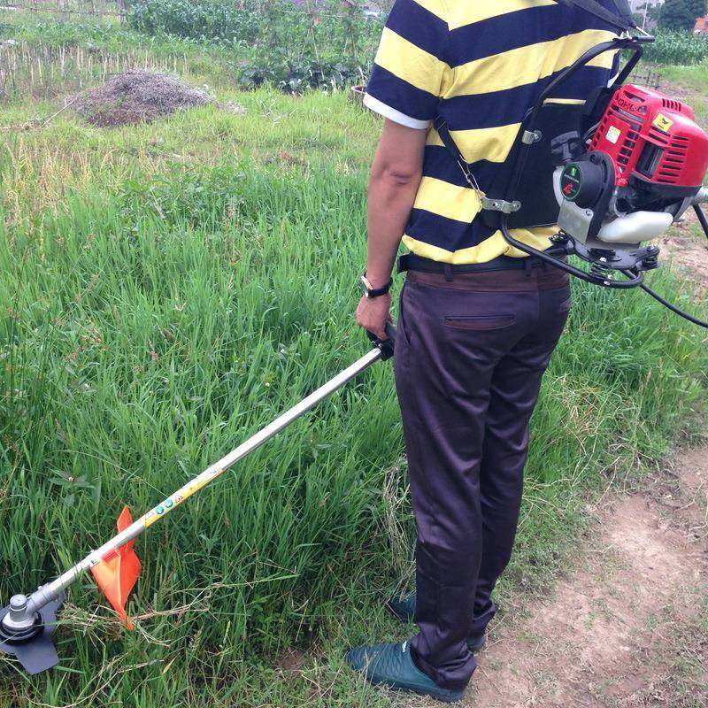 汽油除草机侧挂背负式割草机剪草割灌机小麦水稻收割机配华盛动力