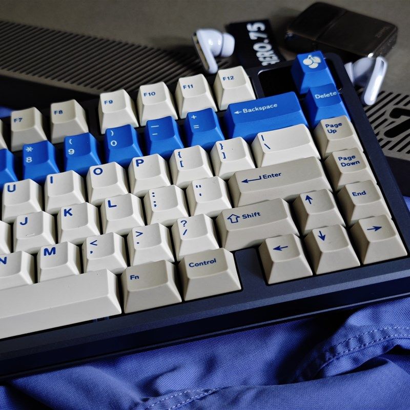 日当午蓝警主题原厂高度PBT五面热升华键帽机械键盘客制化大全套,电脑硬件/显示器/电脑周边,键帽,淘宝优惠券,粉丝福利购,淘宝优惠卷