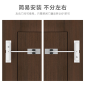 简易闭门器家用隐形门自动关门弹簧合页静音免打孔缓冲关门器房门