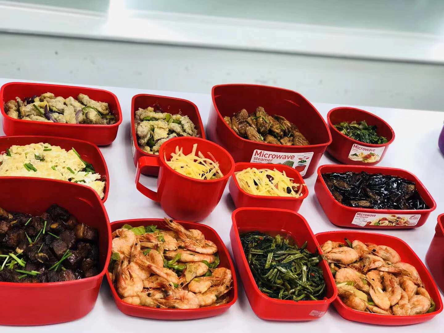 sistema 饭盒可微波炉加热专用碗器皿J保鲜耐热带盖塑料家用蒸盒