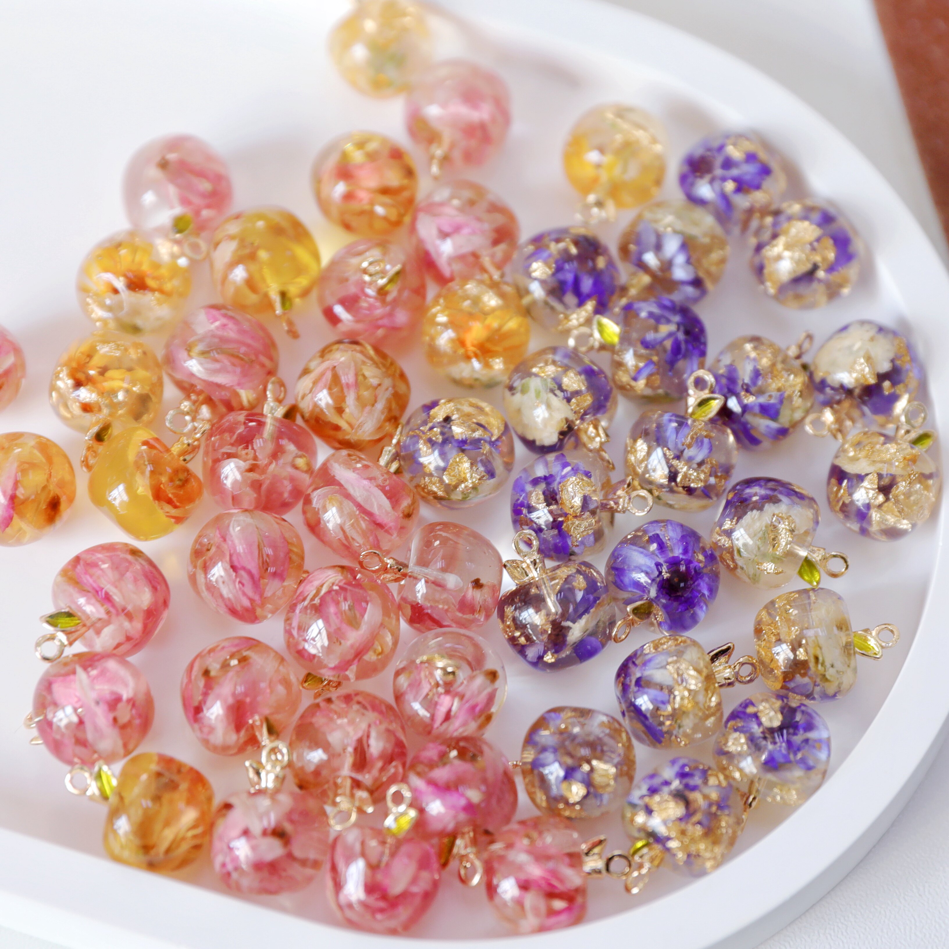 日系精致秋日天然干花金箔小苹果吊饰DIY手作挂件耳饰项链配件,饰品/流行首饰/时尚饰品新,其他DIY饰品配件,淘宝优惠券,粉丝福利购,淘宝优惠卷