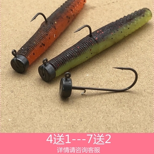 钨钢内德钩大钩门铅头钩根钓钩黑坑正钓双饵挂鲈鱼鳜鱼钩路亚垂钓