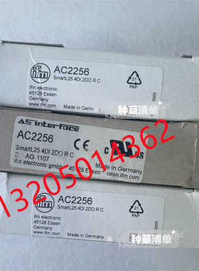 AC2256易福门IFM AS-Interface控制柜模块  SmartL25 4DI 2DO R C
