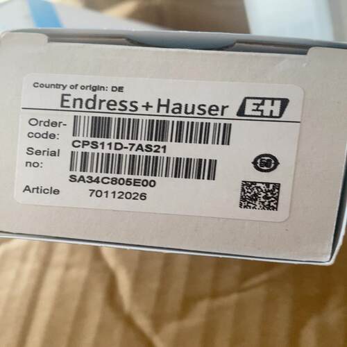 议~CPS11D-7AS21 E+H电极全新原装正品