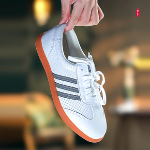 陈英太极鞋男女春秋季透气耐磨牛皮革牛筋底武术练功功夫鞋