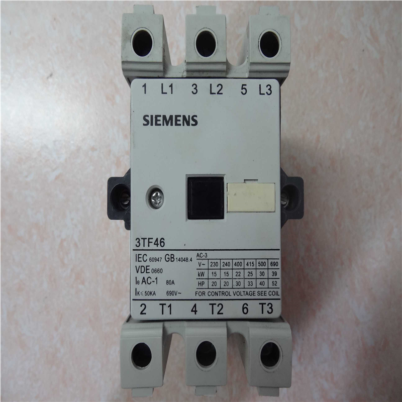 原装拆机西门子交流接触器3TF46/4722-0XM0 线圈电压220V现货处理