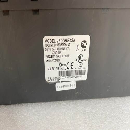 议~台达变频器VFD055E43A一台5.5kw