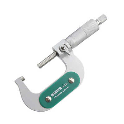 世达工具外径千分尺0-25螺旋测微器0.01高精度螺纹测厚仪91531