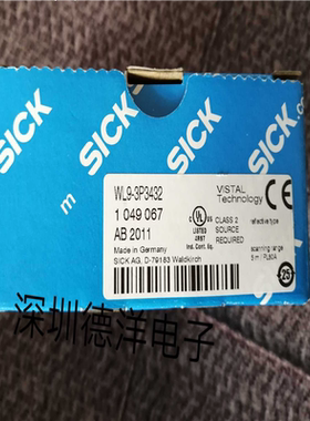 德国SICK西克1049067 WL9-3P3432传感器原装正现货~议价