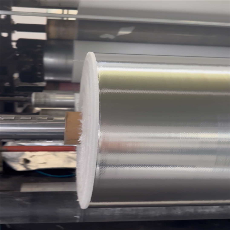 铝箔复合机安装追边系统效果看得卷取老铁们看看齐不齐感议价