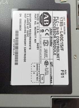 1785-l40c15 版本F 99新 原盒~议价