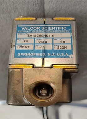 美国 VALCOR SCIENTIFIC 电磁阀SV12C5（夫美商行）