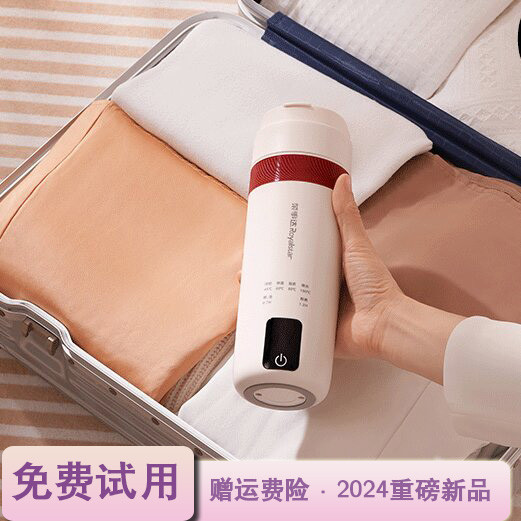 便携式烧水壶杯旅行迷你小电热水壶小型恒温电热杯婴儿宿舍