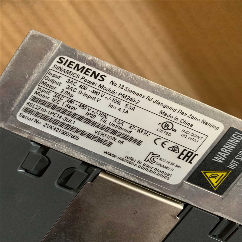 议~#变频器1.5KW变频器6SL3210-1PE14-3