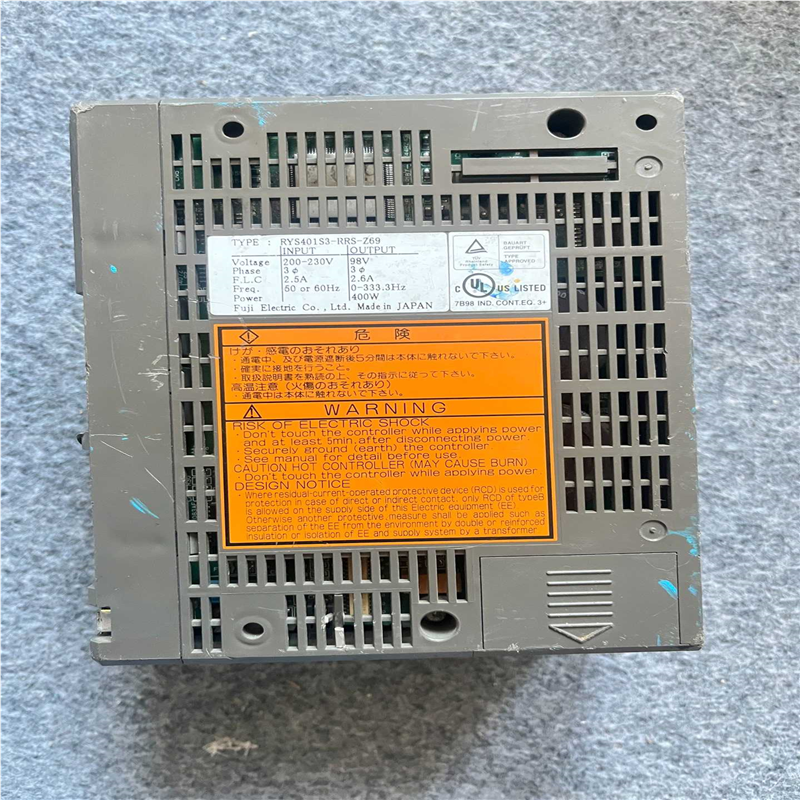 【汇生】400W富士伺服驱动器RYS401S3-RRS-Z69，二手【议价】