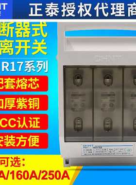 NHR17-160/30 3P 100A熔断式隔离开关63/100/250/400/630/31