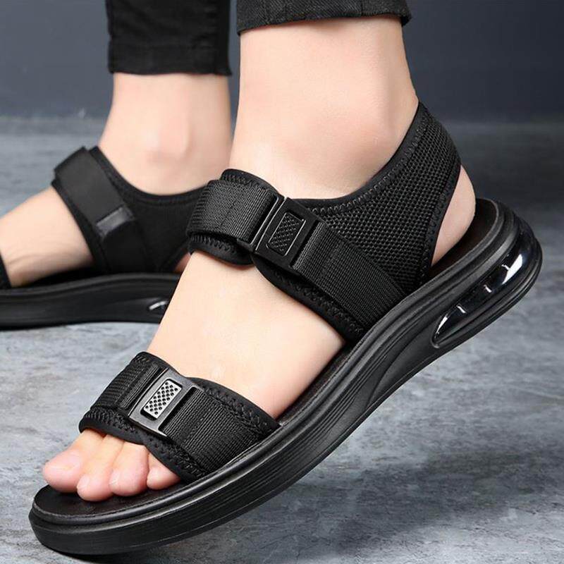 高端男鞋2025新款夏季男士凉鞋户外沙滩鞋软底耐磨休闲气垫运动鞋