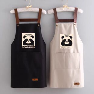 家用厨房煮饭防油防水围裙餐饮火锅咖啡店专用工作服定制LOGO广告